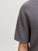 Jack & Jones Gestricktes Polo in Smoked Pearl