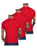 Amaci&Sons 3er-Pack T-Shirts 3. LANCASTER in (3x Rot)