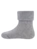 ewers 2er-Set Socken 2er-Set GOTS Ringel/Uni in 205143 grau mel./weiss