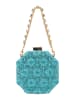 usha BLACK LABEL Women Clutch in Turquoise