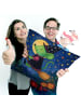 Mr. & Mrs. Panda Kissen Hexe Fliegt Design ohne Spruch in Weiß
