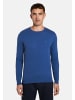 Tom Tailor Pullover 'Basic' in blau meliert