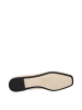 Jimmy Choo Beige Leder Ballerina Flache Schuhe