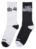 Mister Tee Basic Socks in black/white