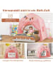 COSTWAY Spielhaus Kinder Indoor in Rosa
