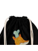 Mr. & Mrs. Panda gym tasche Fuchs Koch ohne Spruch in Schwarz