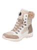 rieker Stiefelette in Beige/Braun