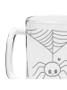Mr. & Mrs. Panda Gravur Bierkrug Spinne Agathe Liebe ohne Spruch in Transparent