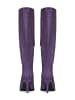 CESARE GASPARI Knee-high Jewel embellishment boots in Flieder