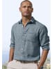 John Devin Leinenhemd in navy