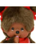 Monchhichi Mädchen Color | 20 cm | Monchhichi Puppe | mit original rotem Lätzchen