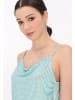 myMo at night Women Top in aqua
