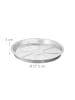 relaxdays 25 x Aluschalen in Silber - (H)3 x Ø 27,5 cm