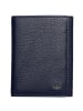 Golden Head Capri Geldbörse RFID Schutz Leder 8 cm blau