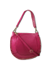 Toscanto Toscanto Schultertasche, Umhängetasche Leder pink ca. 36cm