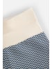 Coccodrillo Baumwoll-Leggings mit langem Hosenbein in ecru