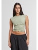 Urban Classics Cropped T-Shirts in softsalvia