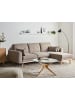 Beliani 4-tlg Ecksofa KAARINA in Braun/Schwarz linksseitig