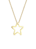 Elli Halskette 925 Sterling Silber Astro, Sterne, Stern in Gold