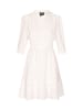 DreiMaster Vintage Damen Kleid in Wollweiss