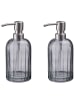 Butlers Seifenspender TOCIA 2er-Set in Grau