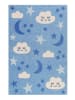 Smart Kids Teppich "LaLeLu" in Blau/Hellblau/Beige