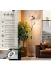 tectake Leselampe, 31,5 x 188 cm, LED, 20 W, inklusive Leselicht 7 W, dimmbar