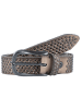 b.belt Nietengürtel Leder in taupe