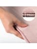KADIMA DESIGN Teppich Kurzflor Uni-Farbe Microfaser Antirutsch Wohnzimmer waschbar in Rosa