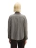 Marc O'Polo Seersucker-Bluse oversize in Medium Brown
