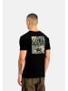 Alpha Industries T-Shirt 'Camo Print' in schwarz