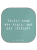Mr. & Mrs. Panda Flaschenuntersetzer Spruch Glitzernde Tante mit... in Meeresbrise