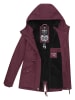 Marikoo Winterjacke Manolya in Wine with black fur