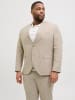 JACK & JONES PLUS Einreihiger Blazer in Beige
