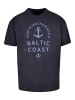 F4NT4STIC Heavy Oversize T-Shirt Ostsee Logo Knut & Jan Hamburg in marineblau