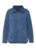 Ulla Popken Sweatjacke in blue denim