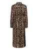 Kaffe Kleid KAhannah Loose fit in Naturel Leopard Print