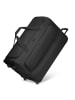 Redolz Duffle Essentials 2-Rollen Reisetasche 80 cm  XL mit Dehnfalte Sondergröße black