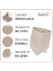 Räuberella 3er Set Musselin Lätzchen in Mint, Blau & Beige - 35 x 35cm