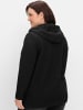 sheego Sweatjacke in schwarz