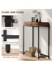 HOMCOM Konsolentisch in Rustikal-Braun 100L x 30B x 91H cm