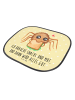 Mr. & Mrs. Panda Autosonnenschutz Spinne Agathe Sandwich mit Spruch in Gelb Pastell