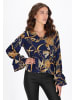 faina Women Blouse in navy multicolor
