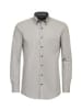 CASAMODA V-Kragen Langarmshirt für Herren in beige