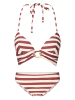 Linga Dore padded bikiniset Triangle in Sable stripe