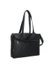 Plevier Power Shopper Tasche Leder 41 cm Laptopfach in schwarz