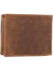 Greenburry Geldbörse Leder 12 cm in brown