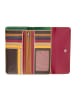 MYWALIT Tri-fold Zip Wallet Geldbörse Leder 17 cm bosco
