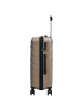 D&N Travel Line 4100 - 4-Rollen-Trolley M 64 cm (taupe) in taupe