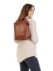 SPIKES & SPARROW Rucksack echt Leder in cognac